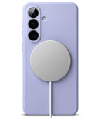 Ringke Silicone MagSafe Dėklas, skirtas Samsung Galaxy S26 - violetinis -- Samsung Galaxy S26