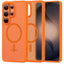 Tech-Protect Magmat MagSafe Dėklas, skirtas Samsung Galaxy S26 Ultra - Orange Matte -- Samsung Galaxy S26 Ultra