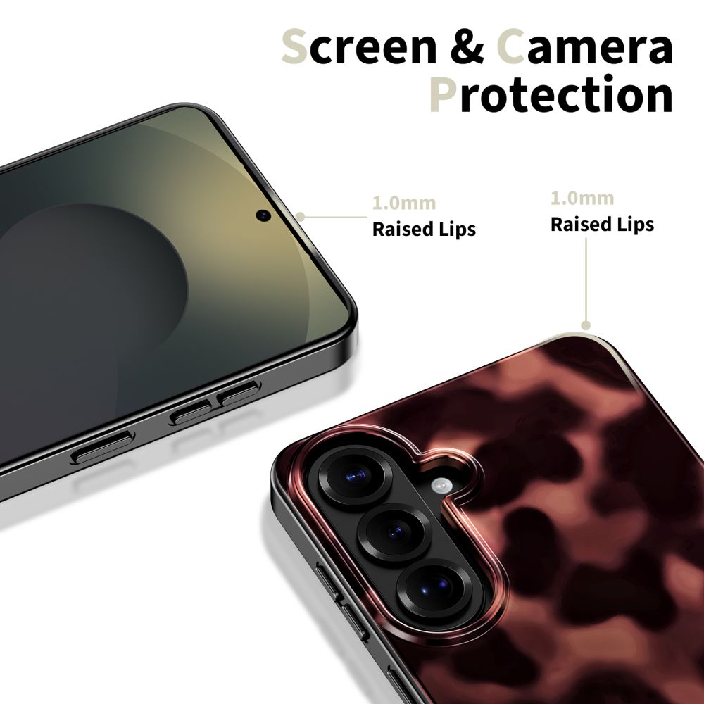 Tech-Protect Lamano MagSafe Dėklas, skirtas Samsung Galaxy S26+ - ruda ir juoda -- Samsung Galaxy S26+