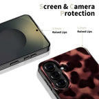 Tech-Protect Lamano MagSafe Dėklas, skirtas Samsung Galaxy S26+ - ruda ir juoda -- Samsung Galaxy S26+