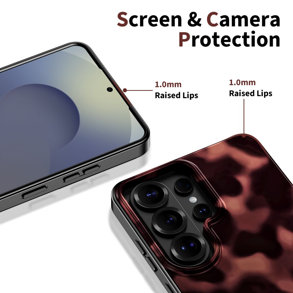 Tech-Protect Lamano MagSafe Dėklas, skirtas Samsung Galaxy S26 Ultra - ruda ir juoda -- Samsung Galaxy S26 Ultra