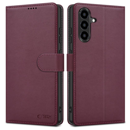 Tech-Protect Wallet dėklas, skirtas Samsung Galaxy A57 5G - Burgundy -- Samsung Galaxy A57