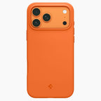 Spigen Silicone Fit Mag MagSafe dėklas iPhone 17 Pro Max - oranžinis -- iPhone 17 Pro Max