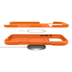 Spigen Silicone Fit Mag MagSafe dėklas iPhone 17 Pro Max - oranžinis -- iPhone 17 Pro Max