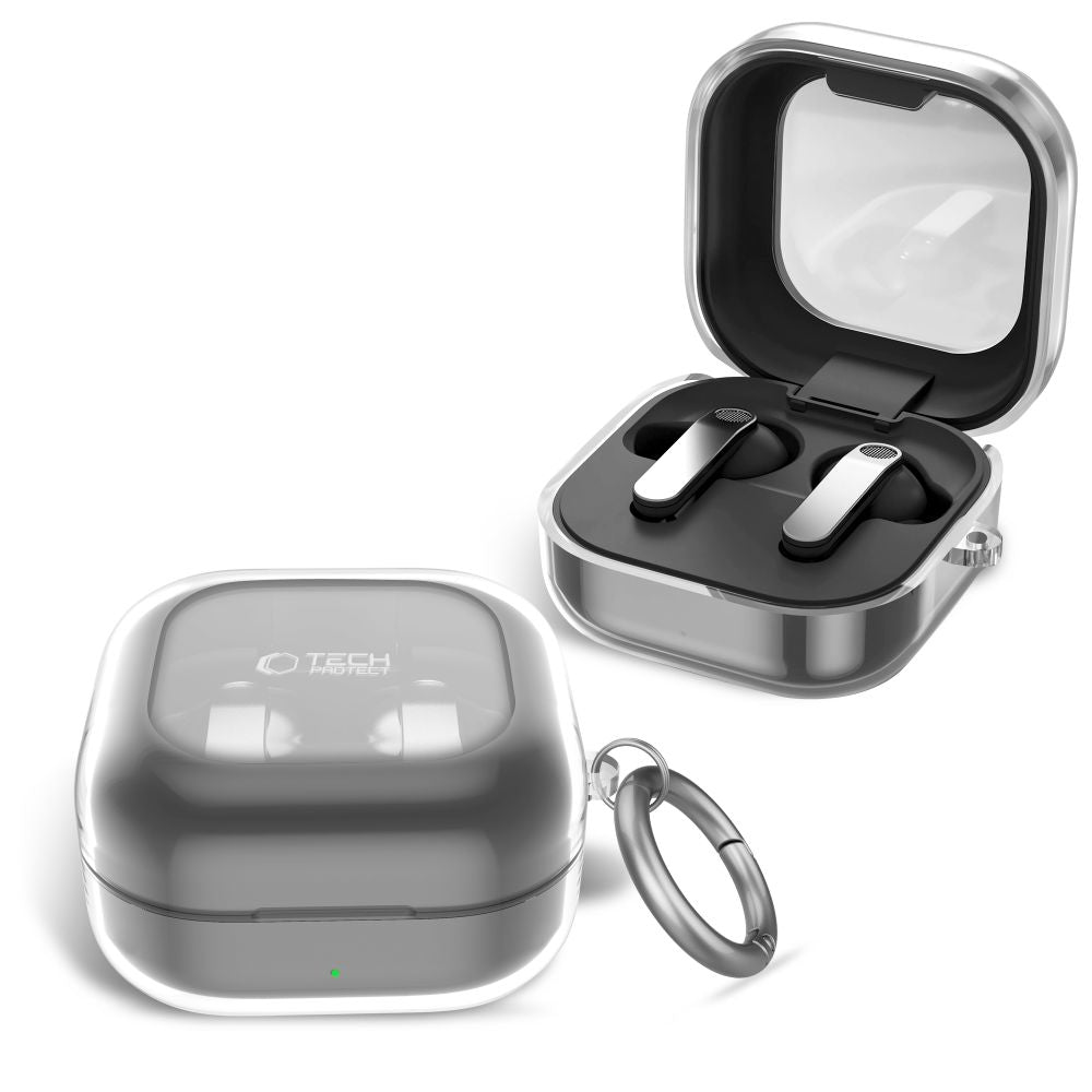 Tech-Protect FlexAir dėklas, skirtas Samsung Galaxy Buds 4 / Buds 4 Pro – skaidrus -- Samsung Galaxy Buds 4 / Samsung...