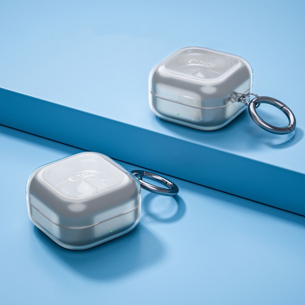 Tech-Protect FlexAir dėklas, skirtas Samsung Galaxy Buds 4 / Buds 4 Pro – skaidrus -- Samsung Galaxy Buds 4 / Samsung...