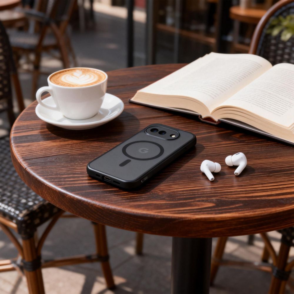 Tech-Protect Magmat MagSafe dėklas Google Pixel 10A - Pusiau skaidrus -- Google Pixel 10A