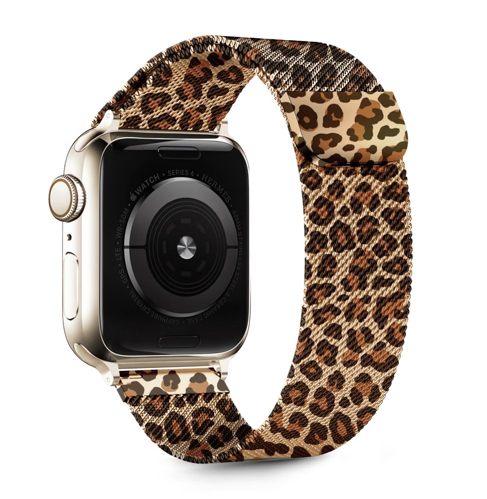 Tech-Protect Lamano dirželis Apple Watch 40 / 41 / 42 mm - ruda ir juoda -- Apple Watch 40