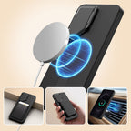 Tech-Protect Kevlar Aura MagSafe Dėklas, skirtas Samsung Galaxy S26 - Black and Orange -- Samsung Galaxy S26