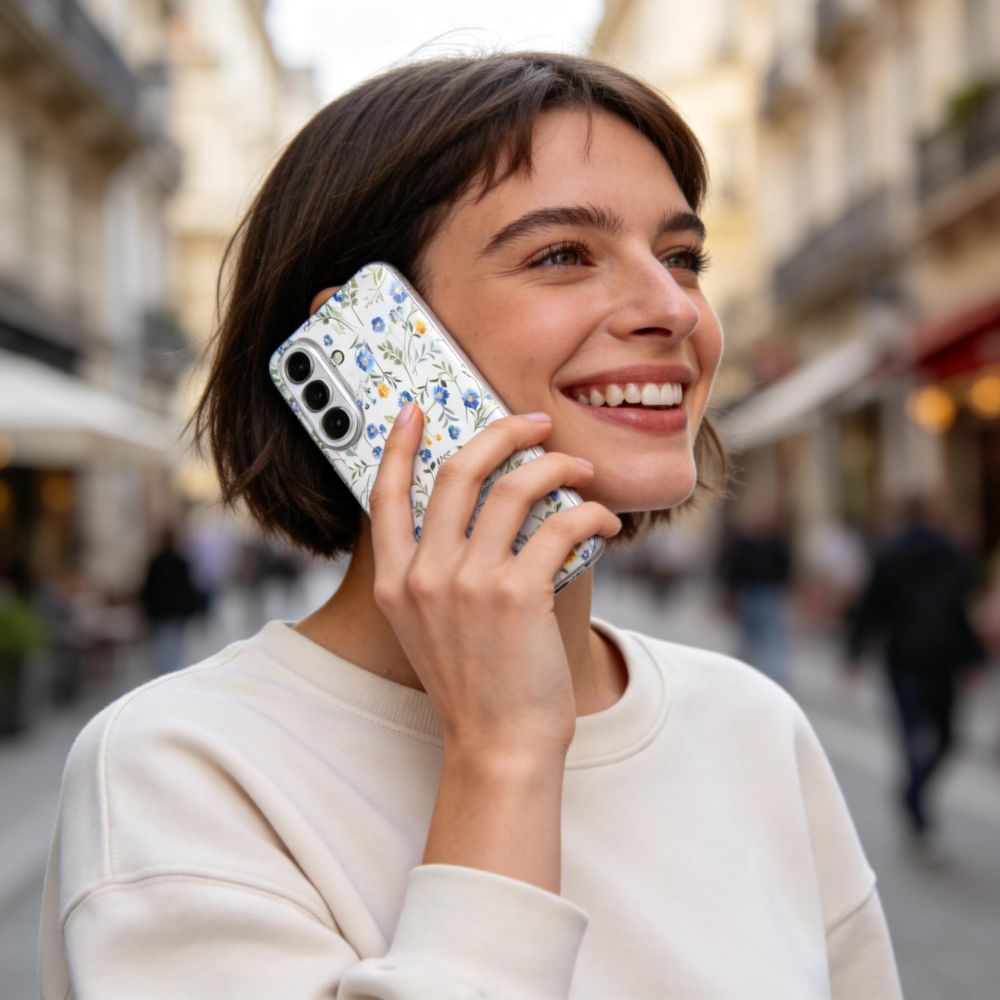 Tech-Protect FlexAir dėklas, skirtas Samsung Galaxy A57 5G - Multicolor Flowers -- Samsung Galaxy A57 5G