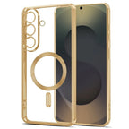 Tech-Protect MagFlex MagSafe Dėklas, skirtas Samsung Galaxy A37 5G - Transparent Gold -- Samsung Galaxy A37 5G