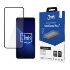 Grūdintas apsauginis stiklas 3mk HardGlass Max Black, skirtas Samsung Galaxy M55 -- Samsung Galaxy M55
