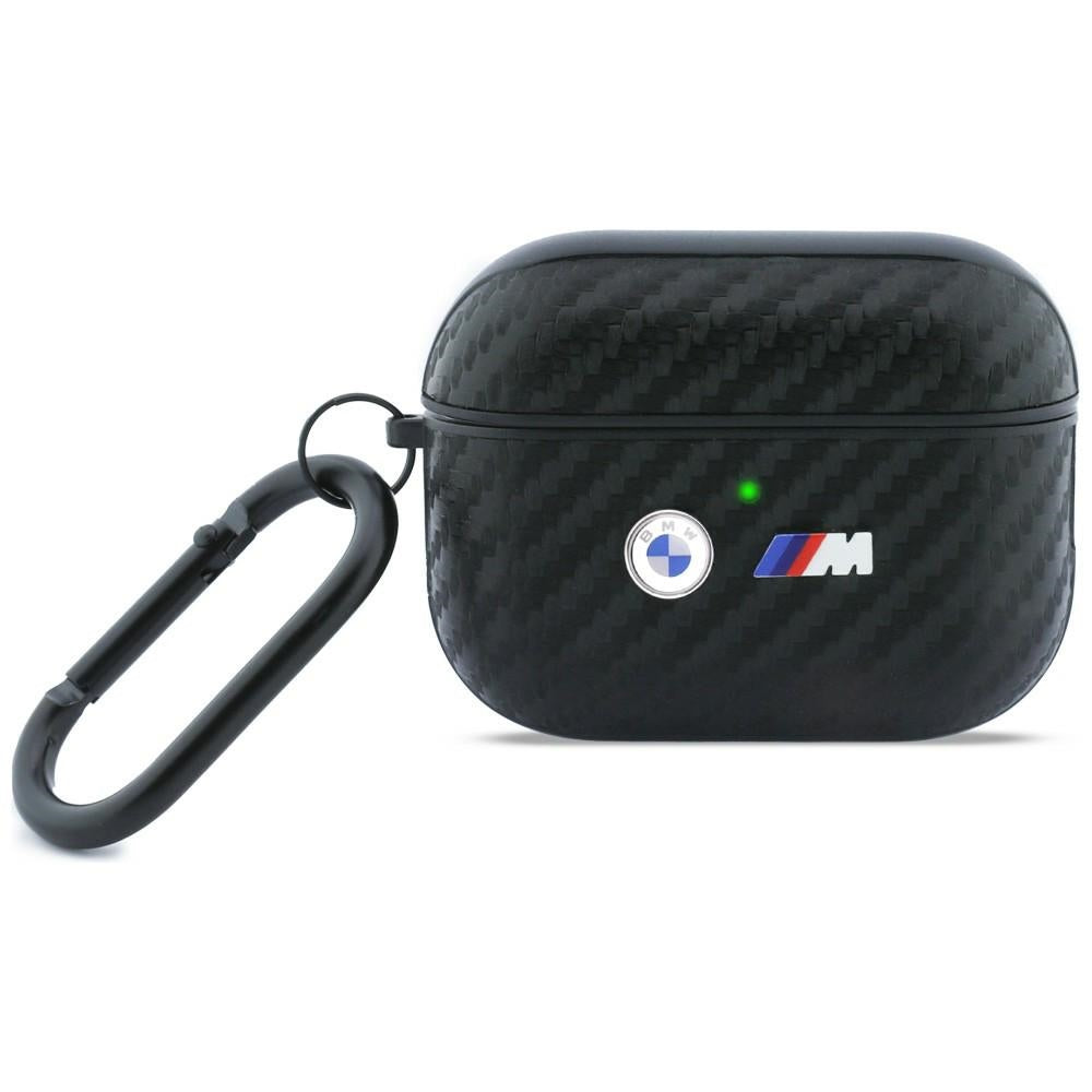 BMW Carbon Metal Lo__X3__o dėklas, skirtas AirPods Pro 3 - Black