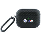 BMW Carbon Metal Lo__X3__o dėklas, skirtas AirPods Pro 3 - Black
