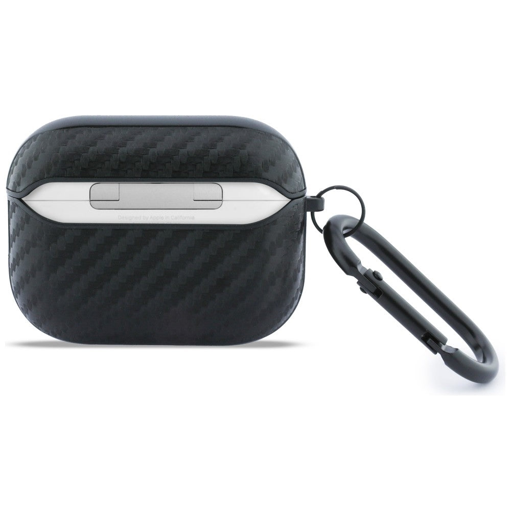 BMW Carbon Metal Lo__X3__o dėklas, skirtas AirPods Pro 3 - Black