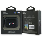BMW išlenktos linijos dėklas, skirtas AirPods Pro 3 - Black