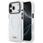 BMW M IML smūgiams atsparus metalinis Logos MagSafe Dėklas, skirtas iPhone 17 Pro - Clear