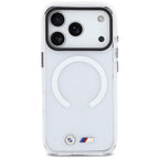 BMW M IML smūgiams atsparus metalinis Logos MagSafe Dėklas, skirtas iPhone 17 Pro - Clear