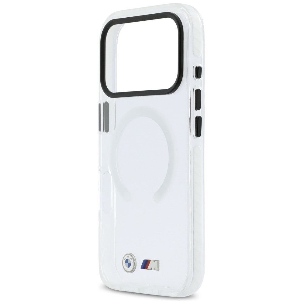 BMW M IML smūgiams atsparus metalinis Logos MagSafe Dėklas, skirtas iPhone 17 Pro - Clear