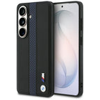 BMW Perforated Stripe Logo MagSafe dėklas Samsung Galaxy S26 - Mėlynas -- Samsung Galaxy S26