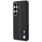 BMW Perforated Stripe Logo MagSafe dėklas Samsung Galaxy S26 - Mėlynas -- Samsung Galaxy S26