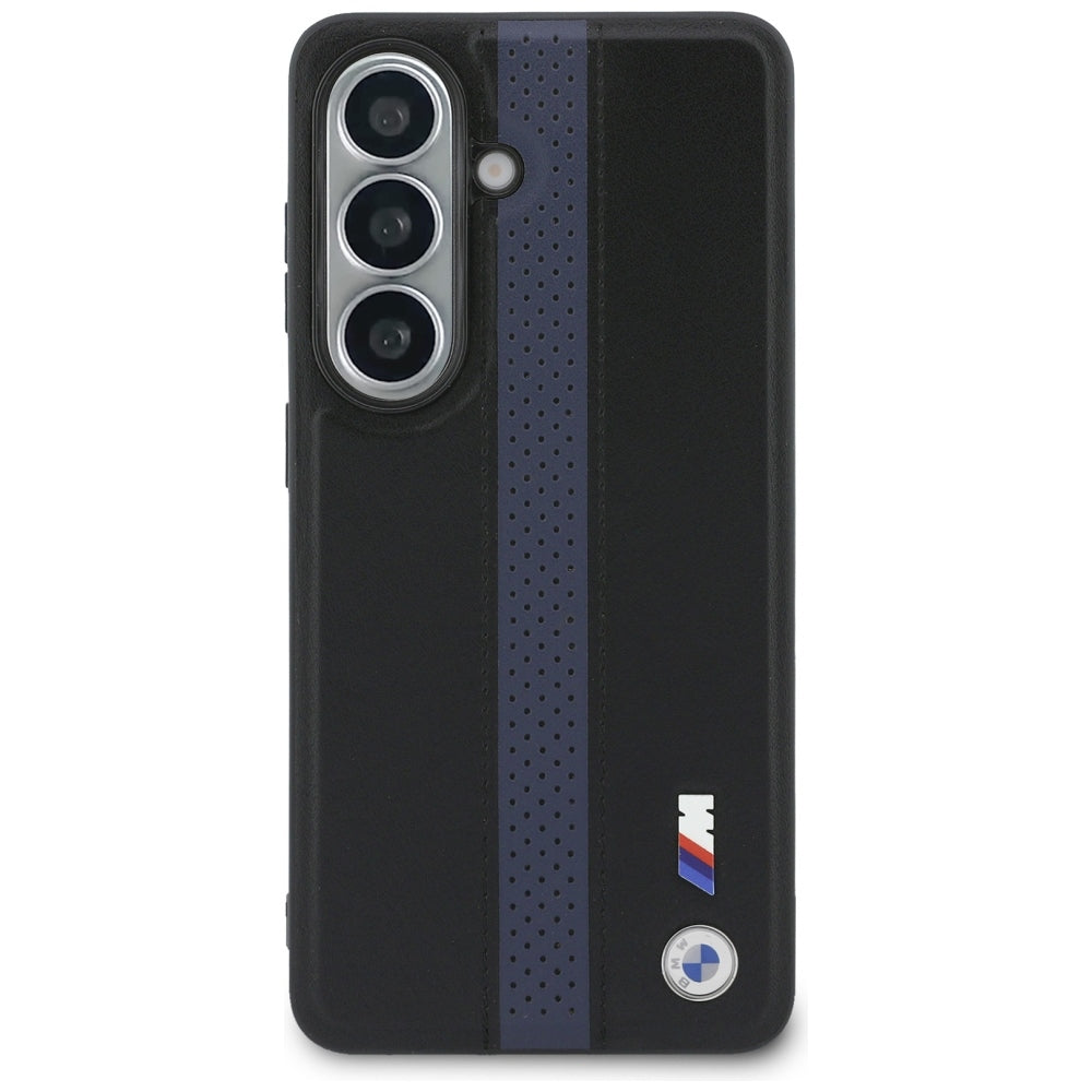 BMW Perforated Stripe Logo MagSafe dėklas Samsung Galaxy S26 - Mėlynas -- Samsung Galaxy S26