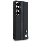 BMW Perforated Stripe Logo MagSafe dėklas Samsung Galaxy S26 - Mėlynas -- Samsung Galaxy S26