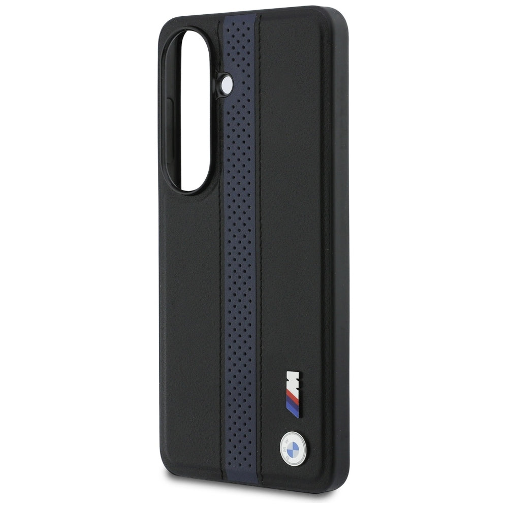 BMW Perforated Stripe Logo MagSafe dėklas Samsung Galaxy S26 - Mėlynas -- Samsung Galaxy S26