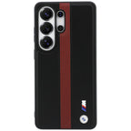 BMW Perforuota juostelė Logo MagSafe Dėklas, skirtas Samsung Galaxy S26 Ultra - Red