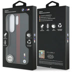 BMW Perforuota juostelė Logo MagSafe Dėklas, skirtas Samsung Galaxy S26 Ultra - Red