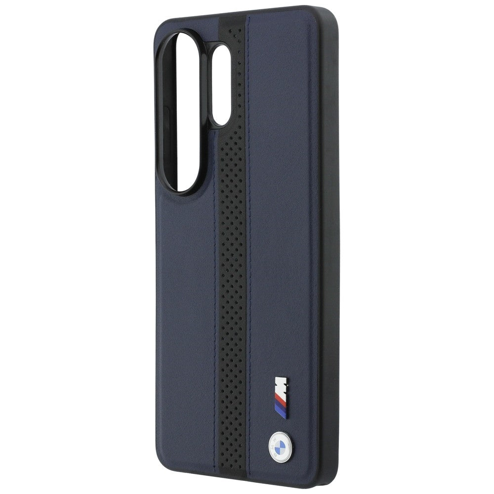 BMW Perforuota juostelė Logo MagSafe Dėklas, skirtas Samsung Galaxy S26 Ultra - Navy Blue