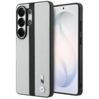 BMW Perforuota juostelė Logo MagSafe Dėklas, skirtas Samsung Galaxy S26 Ultra - Gray