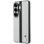 BMW Perforuota juostelė Logo MagSafe Dėklas, skirtas Samsung Galaxy S26 Ultra - Gray
