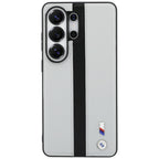 BMW Perforuota juostelė Logo MagSafe Dėklas, skirtas Samsung Galaxy S26 Ultra - Gray