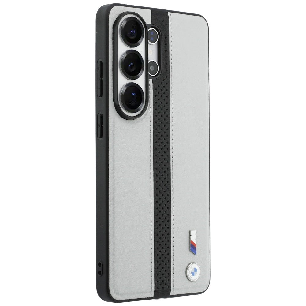 BMW Perforuota juostelė Logo MagSafe Dėklas, skirtas Samsung Galaxy S26 Ultra - Gray