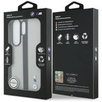 BMW Perforuota juostelė Logo MagSafe Dėklas, skirtas Samsung Galaxy S26 Ultra - Gray