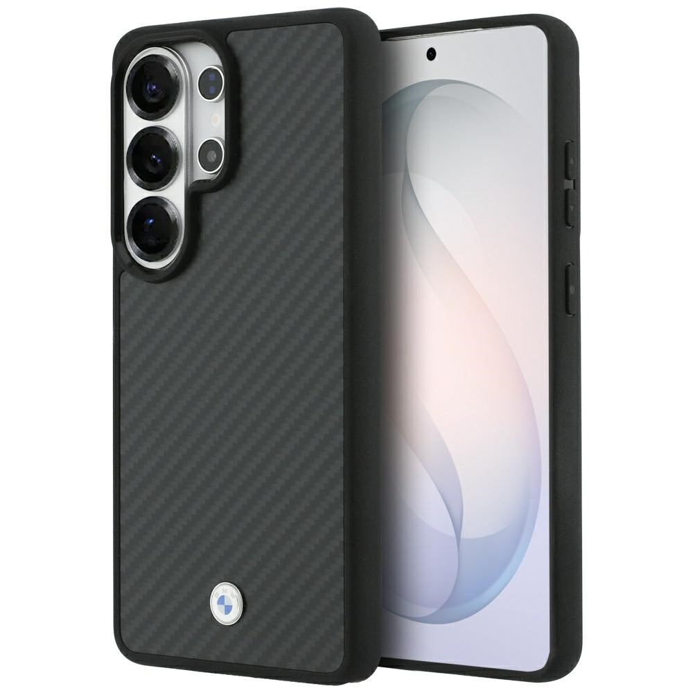BMW Sign Magnetic Carbon Fiber MagSafe Dėklas, skirtas Samsung Galaxy S26 Ultra - Black