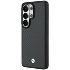 BMW Sign Magnetic Carbon Fiber MagSafe Dėklas, skirtas Samsung Galaxy S26 Ultra - Black