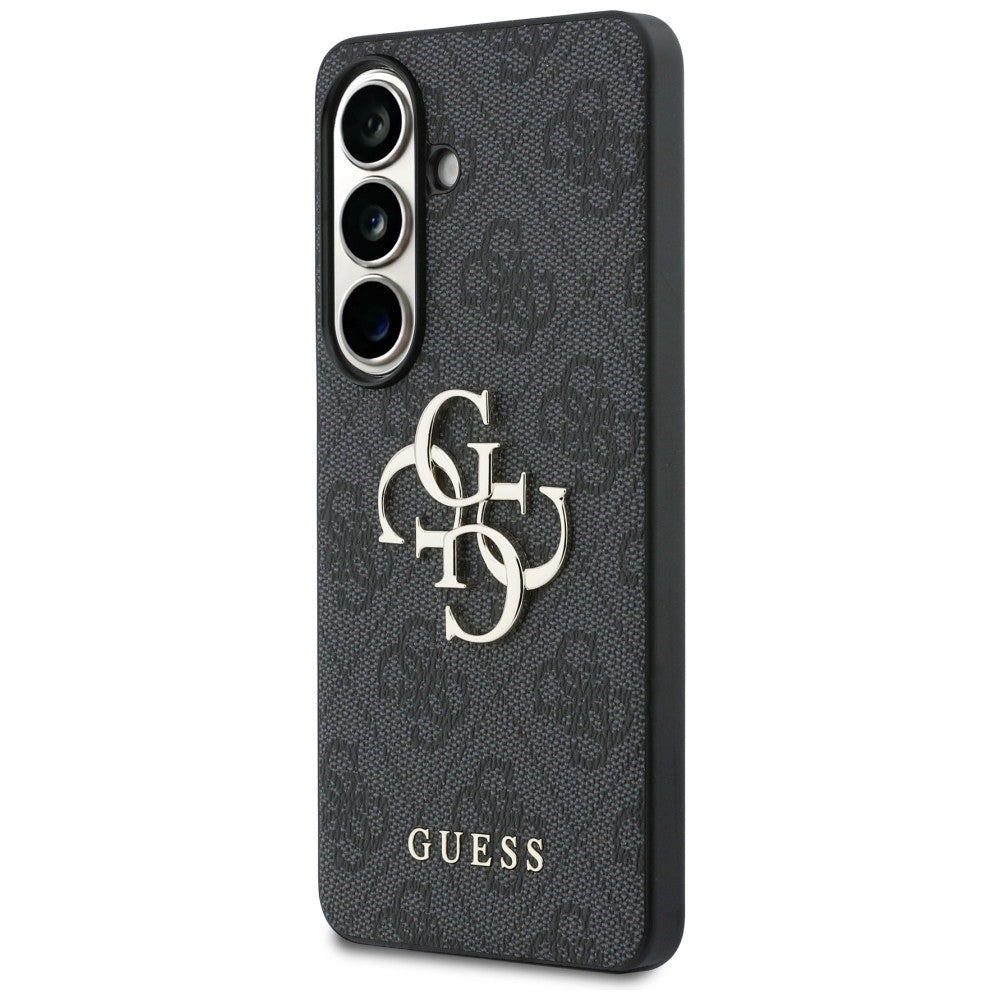 Guess 4G Big Metal Logo dėklas Samsung Galaxy S26 - Juodas -- Samsung Galaxy S26