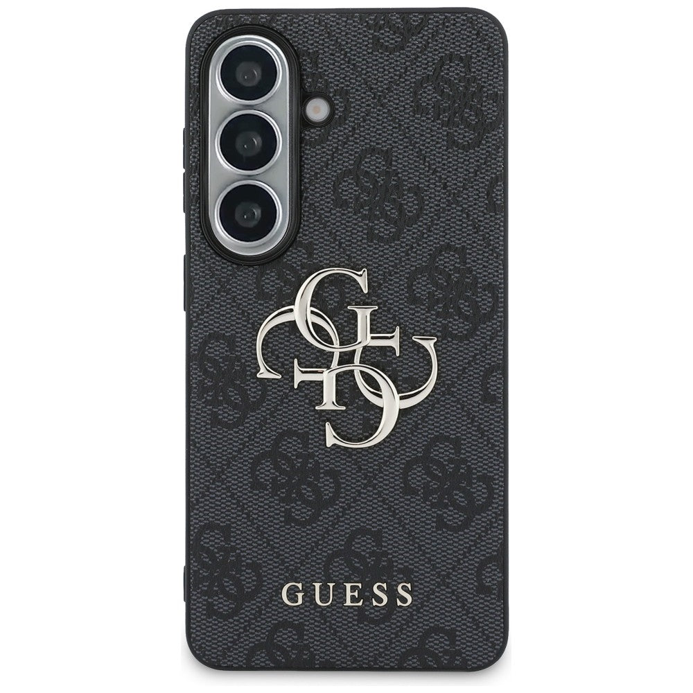 Guess 4G Big Metal Logo dėklas Samsung Galaxy S26 - Juodas -- Samsung Galaxy S26