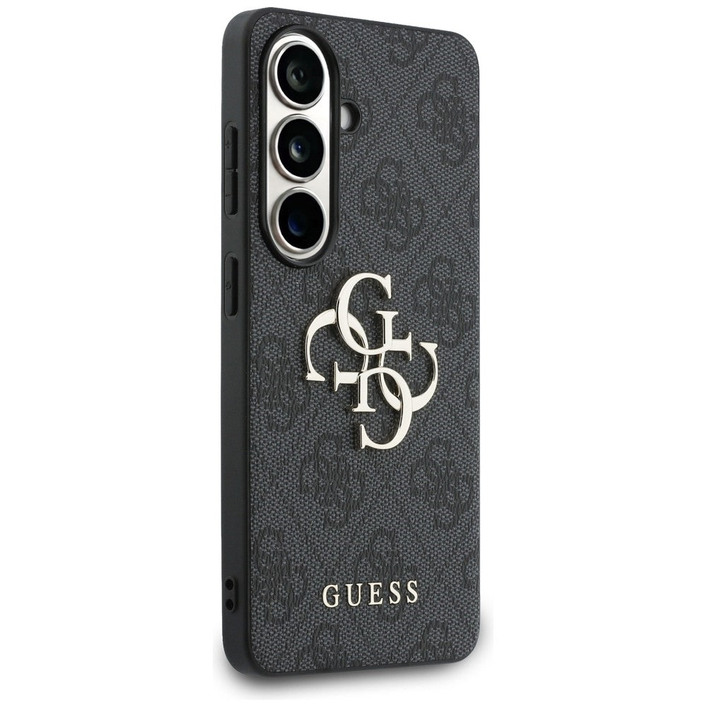 Guess 4G Big Metal Logo dėklas Samsung Galaxy S26 - Juodas -- Samsung Galaxy S26