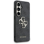 Guess 4G Big Metal Logo dėklas Samsung Galaxy S26 - Juodas -- Samsung Galaxy S26