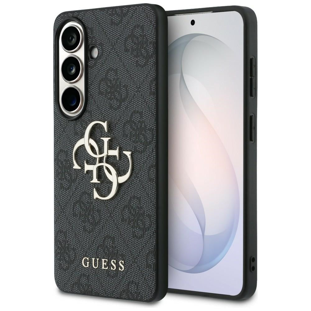 Guess 4G Big Metal Logo dėklas Samsung Galaxy S26 Plus - Juodas -- Samsung Galaxy S26 Plus