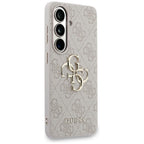 Guess 4G Big Metal Logo dėklas Samsung Galaxy S26 - Rožinis -- Samsung Galaxy S26