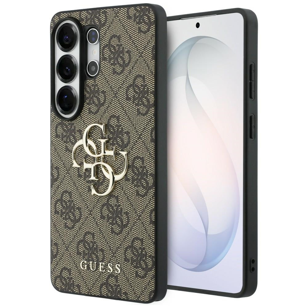 Guess 4G Big Metal Logo dėklas skirtas Samsung Galaxy S26 Ultra - Ruda -- Samsung Galaxy S26 Ultra