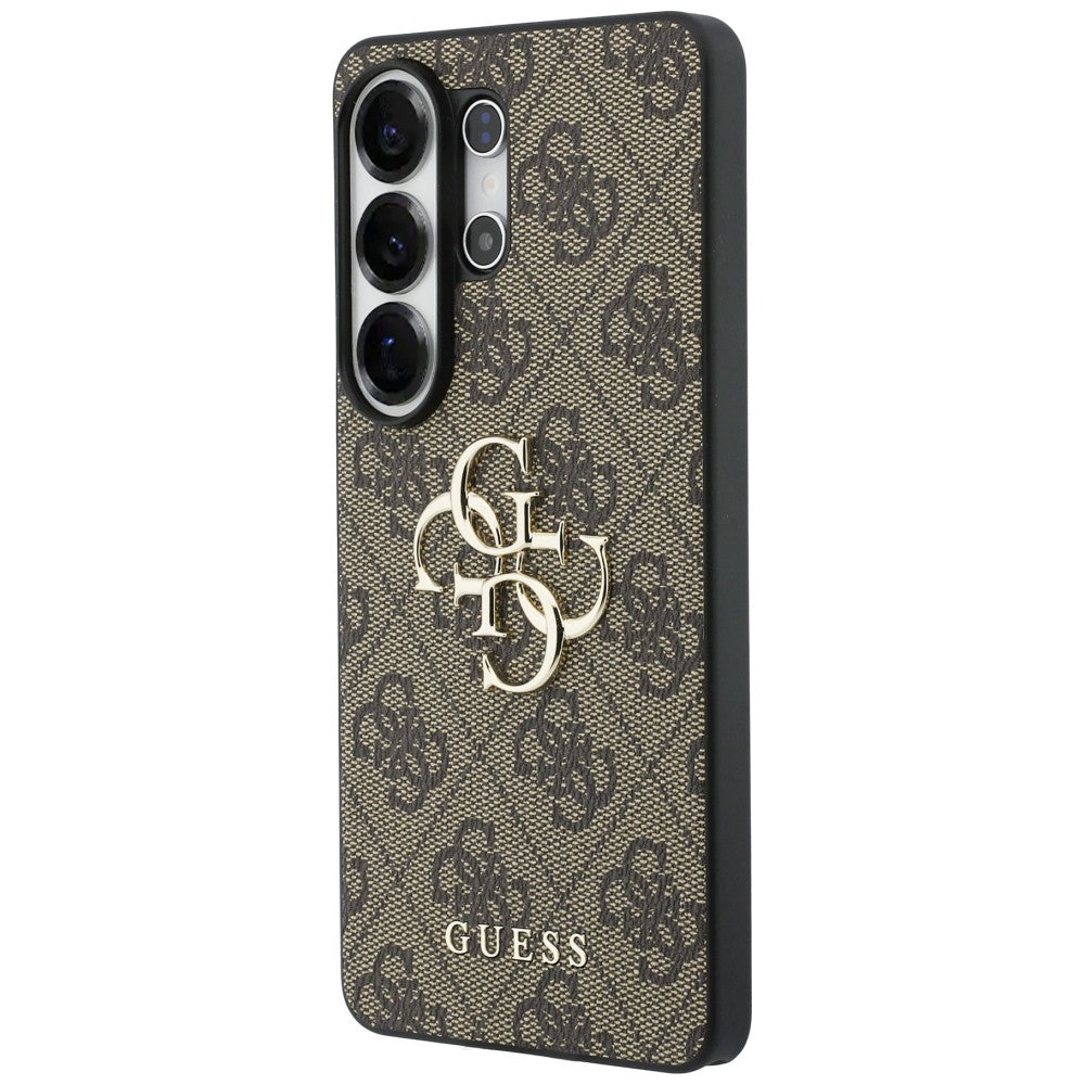 Guess 4G Big Metal Logo dėklas skirtas Samsung Galaxy S26 Ultra - Ruda -- Samsung Galaxy S26 Ultra