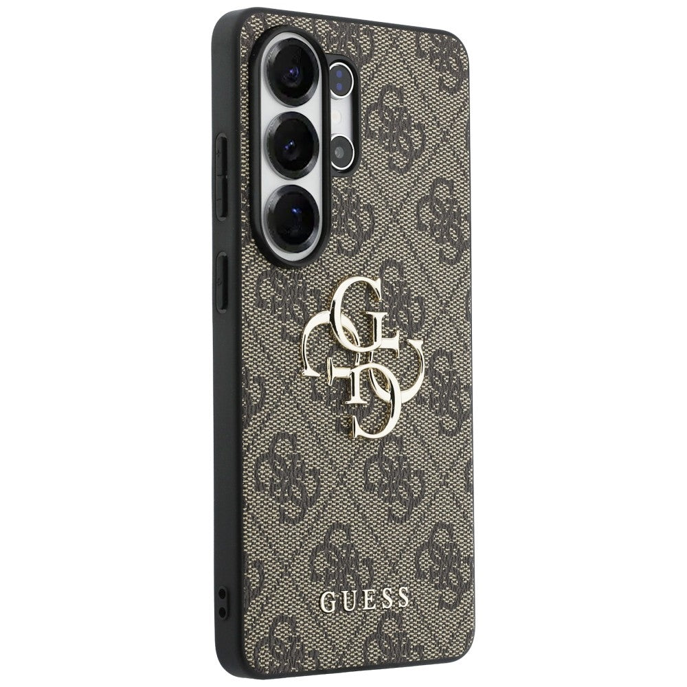 Guess 4G Big Metal Logo dėklas skirtas Samsung Galaxy S26 Ultra - Ruda -- Samsung Galaxy S26 Ultra