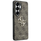 Guess 4G Big Metal Logo dėklas skirtas Samsung Galaxy S26 Ultra - Ruda -- Samsung Galaxy S26 Ultra
