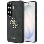 Guess 4G Big Metal Logo dėklas skirtas Samsung Galaxy S26 Ultra - Juoda -- Samsung Galaxy S26 Ultra