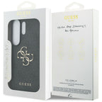 Guess 4G Big Metal Logo dėklas skirtas Samsung Galaxy S26 Ultra - Juoda -- Samsung Galaxy S26 Ultra